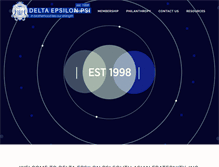 Tablet Screenshot of deltaepsilonpsi.org